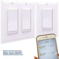 Enerwave Zw15s Z Wave Wireless 3 Way Switch Interchangeable Cover Neutral Wire Required Amazon Com Smart Tech Smart Home Automation Home Automation