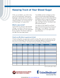 Printable Blood Sugar Chart Pdfsimpli