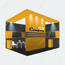 Download Exhibition Stand Display Trade Booth Mockup Design Orange And Royalty Free Cliparts Vectors And Stock Illustration Image 88308099 PSD Mockup Templates
