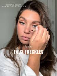 How To Faux Freckle