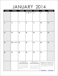 2014 Calendar Templates For Excel Monthly Calendar Printable Monthly Calendar Calendar Template
