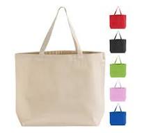 Large Heavy Canvas Tote Bags with Long Web Handles -TG260