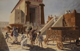 Temple Of Solomon Family On A Hag Biblical Period Archaeology Illustrated Bible Art Ancient Egyptian Art Ancient Egypt Civilization