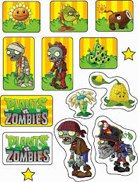 Oh My Fiesta In English Plants Vs Zombies Free Printable Cupcake Toppers And Wrappe Plants Vs Zombies Birthday Party Zombie Birthday Zombie Birthday Parties