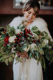 Go for green, red and white color scheme that. 75 Adorable Christmas Wedding Bouquets Traditional And Not Only Weddingomania
