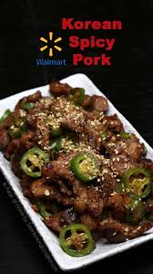 Walmart Asian Spicy Pork Recipe & Video - Seonkyoung Longest