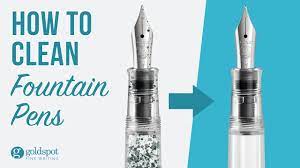 How To Clean Your Fountain Pens - Youtube