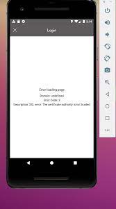 I simply want to create a back button, that. Ssl Error Issue 1791 React Native Webview React Native Webview Github