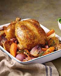 Chicken Roast Traybake Dinner With Roast Potatoes Aldi Uk Roast Chicken Dinner Traybake Dinner Roast Chicken Recipes Uk