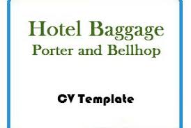 You've got the right attitude. Hotel Cv Template Cv Format And Cv Sample
