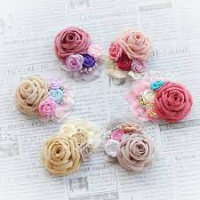 For The Tutorials Subscribe Anjurisa On Youtube Baby Headbands Fabric Flowers Diy Baby Hair Bows