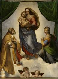 Our lady of graces is the patron saint of the diocese of faenza.according to a legend, in 1412, the blessed virgin mary appeared to a local woman. Gemaldegalerie Alte Meister The Sistine Madonna
