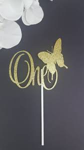 Jahemu butterfly rainbow cake toppers happy birthday topper glitter butterfly toppers cake decoration flowers for mothers day, birthday, wedding, girls theme party (12pcs) 4.6 out of 5 stars 11 £12.40 £ 12. One Cake Topper First Birthday Cake Topper Butterfly Cake Topper First Birthday Decor Butterfly Cake Topper Gold Cake Topper Birthday Birthday Cake Toppers