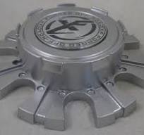 XF Forged Off-Road Wheels Silver SPINNER Custom Wheel Center Cap #  MCD8428YA05