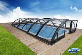 Albixon Klasik Clear A 319x635cm Pool Uberdachung Schwimmbad Uberdachung Pool Komplettset Schwimmbecken Skimmer Pool