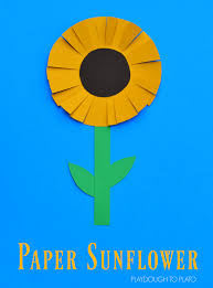 Sunflower Craft For Kids Playdough To Plato Sunflower Crafts Paper Sunflowers Sunday School Crafts For Kids