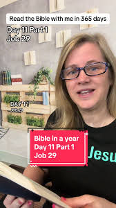 Read the Bible in chronological order with me in 365 days. We are following  the BibleRecap plan. Day 11 Job 29-31 Part 1: Job 29 (ESV) Job’s summary  defense #ReadTheBibleWithMe #365DayPlan ...