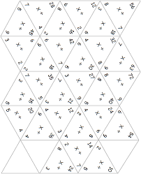 Multiplication And Division Fact Triangles