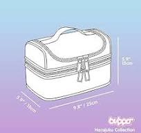 Amazon.com: Blippo® Lonchera rosa para niñas – Lonchera aislada para niños  – Bolsa de almuerzo de doble compartimento para niñas – Bolsa de almuerzo  ...