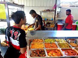 The best daytime nasi kandar in penang cheap market foods malaysia. Penang Malaysia Deen Maju Nasi Kandar At Jln Gurdwara Brick Kiln Road Asia Pacific Hungry Onion