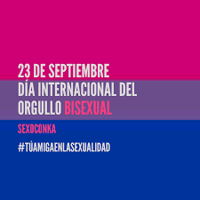 Esta bandera, diseñada por el activista michael page, utiliza el lavanda y el azul ya presentes en la bandera arcoíris e incorpora el color magenta. Bisexualidad Sexoconka