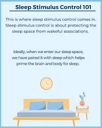 Image result for Sleep Stimulus Control