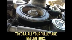 This article applies to the toyota 4runner v6. Serpentine Belt Idler Pulley Diy Toyota 4 0l Fj Cruiser Tacoma 4runner Youtube