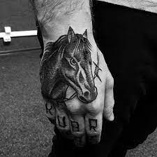 Hence, many men often choose a tribal design for the tattoo. 40 Traditional Horse Tattoo Designs For Men Retro Ink Ideas