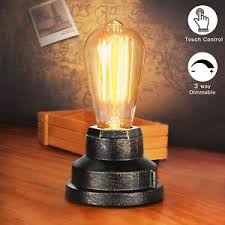 Boho patio preview* up to 10% off. Vintage Touch Control Table Lamp Vintage Desk Lamp Small Industrial Touch Light Lamps Lighting Ceiling Fans Home Garden