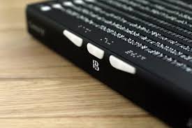 Braille code enables blind and partially sighted people to read and write through touch. Canute 360 Braille Multiline E Reader A T Guys Your Access Technology Experts