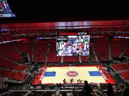 little caesars arena section 227 home of detroit pistons