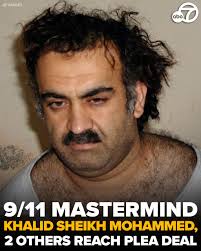 More than two decades after the Sept. 11 attacks, alleged mastermind Khalid  Shaikh Mohammad and two other defendants held at Guantanamo Bay have  reached a plea agreement with prosecutors, the Pentagon announced.