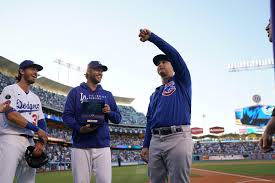 With the joc pederson trade behind them, the chicago cubs kick off the second half of their season: Joc Pederson Receives His Ring In His First Game Back At Chavez Ravine Baseball