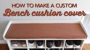 How To Make A Custom Bench Cushion Cover A Thousand Words Youtube Bench Cushion Cover Custom Bench Cushion Bench Cushions