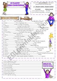 In this conditional sentence, the present tense after if. Zero Conditional Esl Worksheet By Rose95