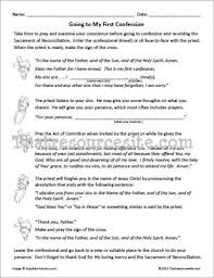 Free princess coloring page for preschool, kindergarten and grade school children. Going To My First Confession Worksheet Set That Resource Site