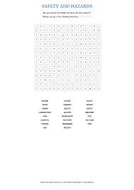 Use these short crossword puzzles before or after training sessions. 76 Free Emergency Worksheets