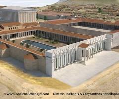 Hadrian's Library - Ancient Athens 3D