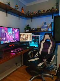 My Cosy Corner Is Nearly Finished Gaming Room Setup Game Room Design Bedroom Setup