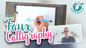 Hand lettering lernen ist gar nicht so schwer. Handlettering Anleitung Fantastische Schriften Lernen