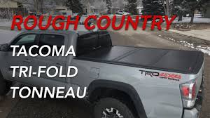 We strive to always give you genuine, accurate information. 16 21 Toyota Tacoma Rough Country Low Profile Hard Tri Fold Tonneau Cover Installation Review Youtube