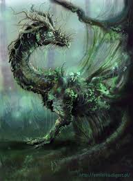 Tree Dragon By Esmerra On Deviantart Fantasy Dragon Dragon Art Dragon Pictures