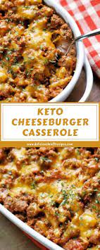 Keto Cheeseburger Casserole Cheeseburger Casserole Recipes Keto Recipes Easy