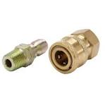 Brass quick connect fittings