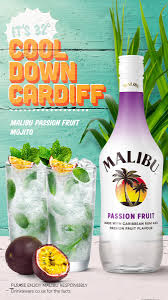 Malibu passion fruit rum is exotic; Adcity On Twitter Scorching Hot Weather Activated Geo Local Copy For Malibuuk This Summer Calling Out Town Name And Temperature In The Rising Heat For Malibu S Passion Fruit Rum Dynamic Dooh For These