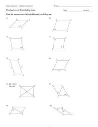 6 2 properties of parallelograms answer key. Properties Of Special Parallelograms Worksheet Worksheet List