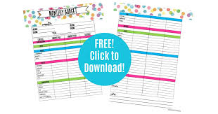 Here's a comprehensive monthly budget worksheet that thoroughly breaks down 20. Free Printable Budget Planning Worksheets Organize Declutter