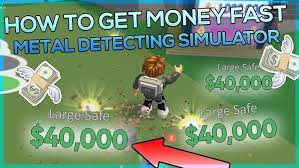 How To Get Money Fast In Metal Detecting Simulator Best Money Farm Youtube