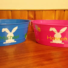 3 easter bunny basket egg bags for kids,canvas cotton personalized candy egg basket rabbit print buckets with fluffy tail gifts bags for this easter basket is just pure sweetness, especially with the pink nose and the floppy ears. Best Personalized Easter Baskets Buckets For Sale In Skowhegan Maine For 2021