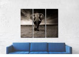 Elephant Canvas Africa Animals Wall Art Canvas Wall Decor Canvas Decor Home Decor Canvas Print Cotton Canvas Elephant Canvas Animal Canvas Canvas Decor